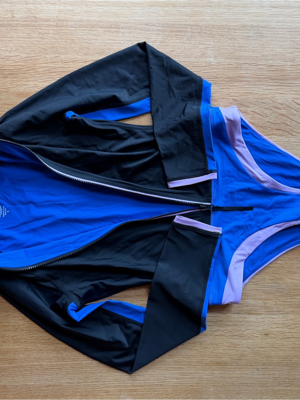 Title Nine Montera One Piece Swimsuit - Colorblock- new with hygienic liner - Picture 2 of 6